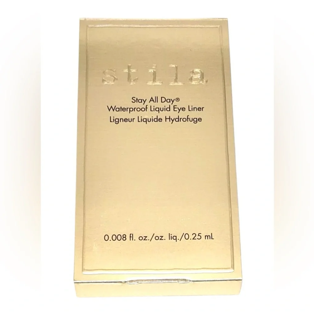 💎 Stila STAY ALL DAY Waterproof Liquid Eye Liner INTENSE BLACK New